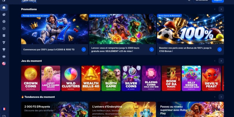 The Luna Loots home page as it stood on 2026-10-29